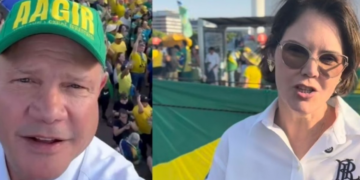 Políticos de MT participam de ato pela anistia a Bolsonaro e presos do 8 de Janeiro