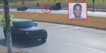 Vídeo mostra momento em que homem é atingido por moto