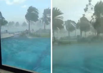 Temporal assusta hóspedes no Malai Manso