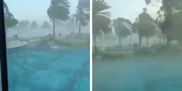 Temporal assusta hóspedes no Malai Manso