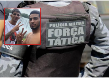 Bandidos "peitam" a Força Tática e "vão pra vala"