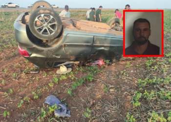 Motorista perde controle de carro, capota e morre no interior de MT