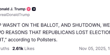 Após derrota política, Trump diz que republicanos perderam porque ele não disputou a eleição