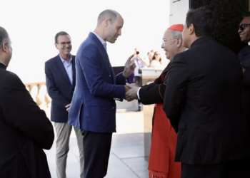 Príncipe William visita Cristo Redentor no Rio de Janeiro