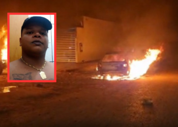 Homem é morto a tiros e carros são incendiados no velório em Cáceres