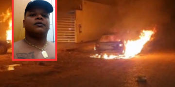 Homem é morto a tiros e carros são incendiados no velório em Cáceres