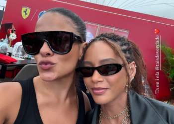 Bella Campos exibe foto de encontro com Taís Araujo