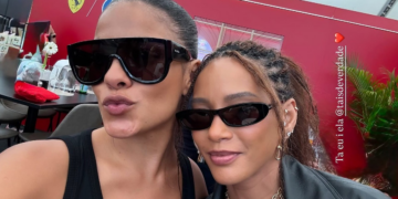 Bella Campos exibe foto de encontro com Taís Araujo