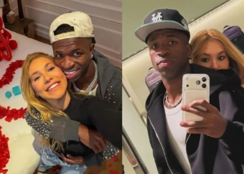 Virginia lamenta distância de Vini Jr.: 'Começando a semana com saudade'