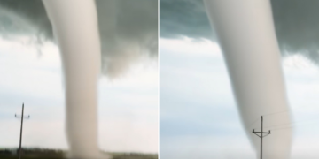 É #FAKE que vídeo de tornado atravessando pasto foi gravado no Paraná; cena ocorreu nos EUA