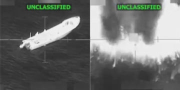 EUA bombardeiam mais um barco no Caribe e matam 4, diz jornal