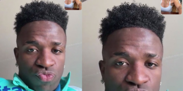 De volta ao Brasil, Virginia mostra chamada de vídeo com Vini Jr. e declara: “Saudade”