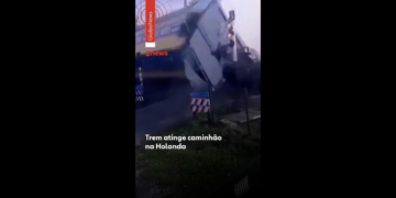 VÍDEO: Trem atinge em cheio caminhão na Holanda