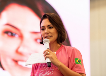 Michelle Bolsonaro troca MT por MS durante evento em Sorriso