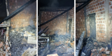 Mulher tem casa incendiada após discussão com o marido