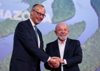 Chanceler da Alemanha se reúne com Lula após fala polêmica sobre Belém e diz que conversa 'foi agradável'