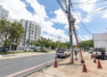 Prefeitura e Energisa retiram uma tonelada de fios irregulares em mutirão em Cuiabá