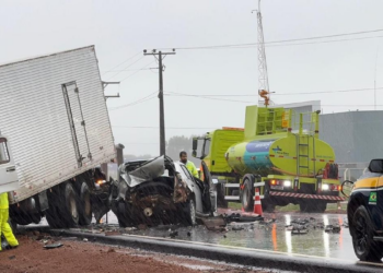 Motorista morre em acidente com quatro veículos em Sorriso