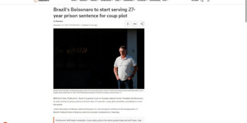 Bolsonaro começa a cumprir pena de prisão: veja a repercussão na imprensa internacional