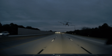 VÍDEO: avião aterrissa em cima de carro ao fazer pouso de emergência em rodovia nos EUA