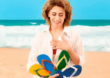 Campanha da Havaianas com Fernanda Torres leva chinelada de políticos e consumidores de direita