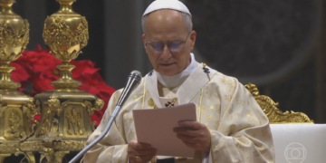 No primeiro natal no Vaticano, Papa Leão XIV pede fim de todas as guerras