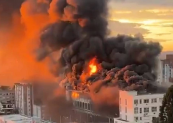 Incêndio atinge colégio centenário no centro de Santa Maria (RS); veja vídeo