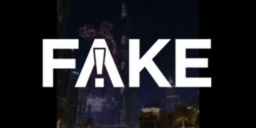 É #FAKE que vídeo mostre drones formando Papai Noel no céu de Dubai; imagem foi criada por computador