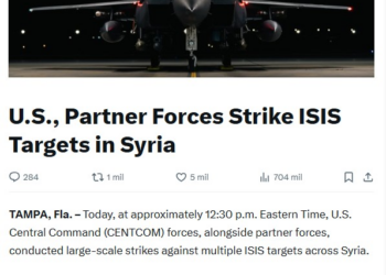 EUA lançam ataques 'em larga escala' contra o Estado Islâmico na Síria