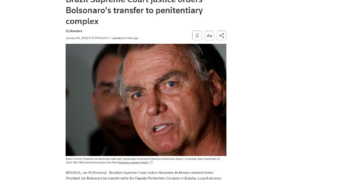 Moraes manda Bolsonaro para o Complexo da Papuda: veja a repercussão internacional