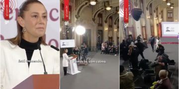 'Ui, está tremendo': Terremoto interrompe pronunciamento de presidente do México; veja VÍDEO