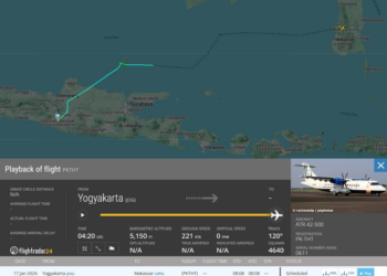 Avião pertencente ao Ministério de Assuntos Marinhos e Pescas da Indonésia está desaparecido