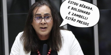 Frases da Semana: “Estou bêbada. E Bolsonaro e Zambelli estão presos”
