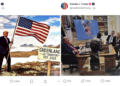 Trump posta montagem de IA em que finca bandeira dos EUA na Groenlândia