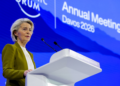 Em Davos, von der Leyen afirma que tarifas dos EUA são um “erro” e defende a soberania da Groenlândia