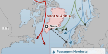 Rússia diz que monitora plano dos EUA de construir Domo de Ouro na Groenlândia