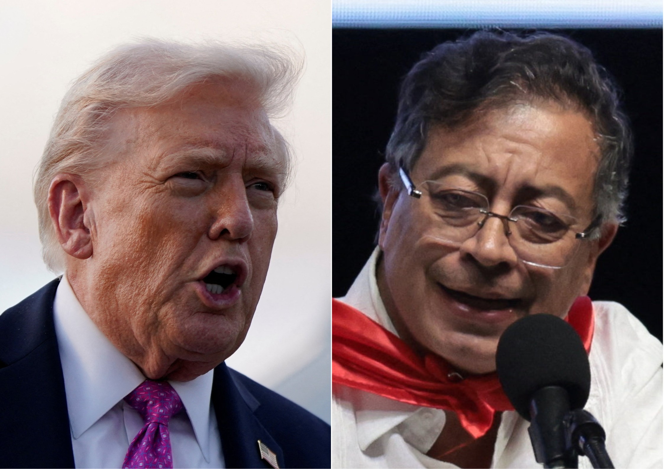 Petro diz que Trump tem 'cérebro senil' após presidente dos EUA acusá-lo de narcotraficante
