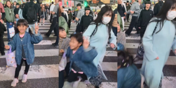 VÍDEO de criança sendo empurrada por mulher em rua de Tóquio causa indignação