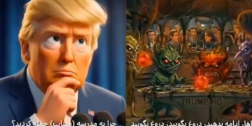 Irã provoca Trump com vídeo de IA com 'divertidamentes do mal' e referências a Epstein e a ataque em escola iraniana; VEJA