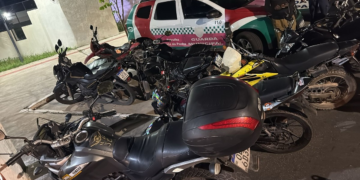 Guarda Municipal de Várzea Grande remove 12 motos que faziam "randandan" na avenida