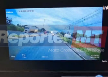 Câmera registra acidente que matou jovem de 27 anos na Avenida Fernando Corrêa