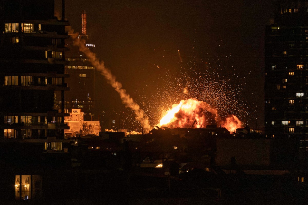 Ataque do Irã contra Israel deixa 1 morto e 21 feridos em Tel Aviv