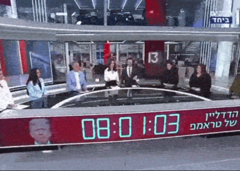 TV israelense faz contagem regressiva para ataque de Trump ao Irã