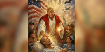 Trump como Cristo: a imagem de IA que irritou a direita