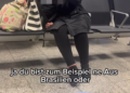 Brasileira é vítima de racismo em aeroporto da Alemanha; veja flagrante em VÍDEO