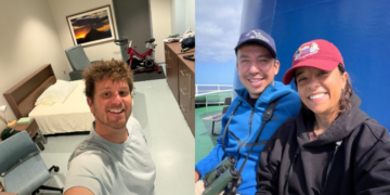 Passageiro posta selfie na quarentena após 41 dias embarcado em navio com surto de hantavírus: 'Estou bem'