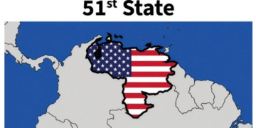 Trump posta mapa da Venezuela como 51º estado dos EUA