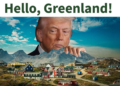 Trump publica imagem 'segurando' Groenlândia em meio a pressão por controle da ilha
