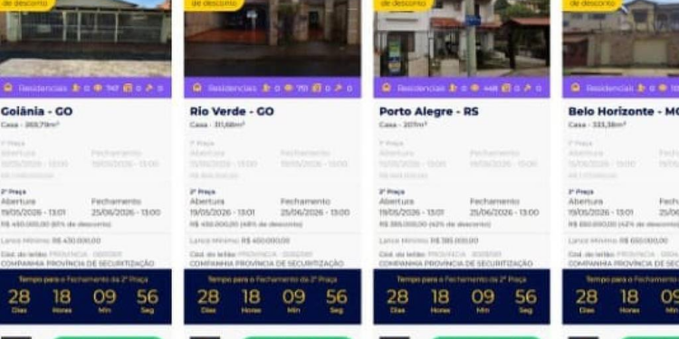Bayit leiloa 75 imóveis da CashMe com descontos de até 70%