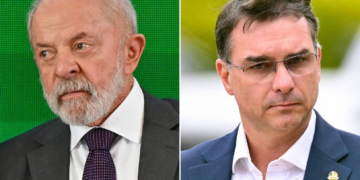 Lula chama Flávio Bolsonaro de miliciano e diz que senador traiu a pátria
